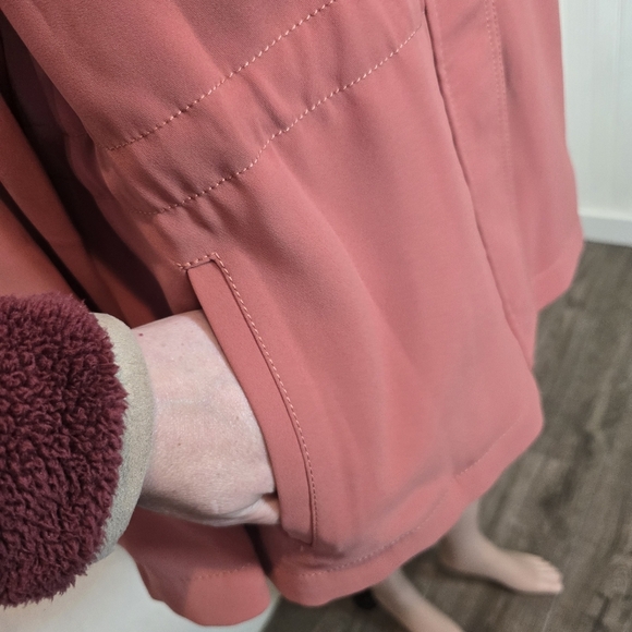 Banana Republic Women's Xl Lightweight Field Jacket Utility Rust Orange - Picture 13 of 16